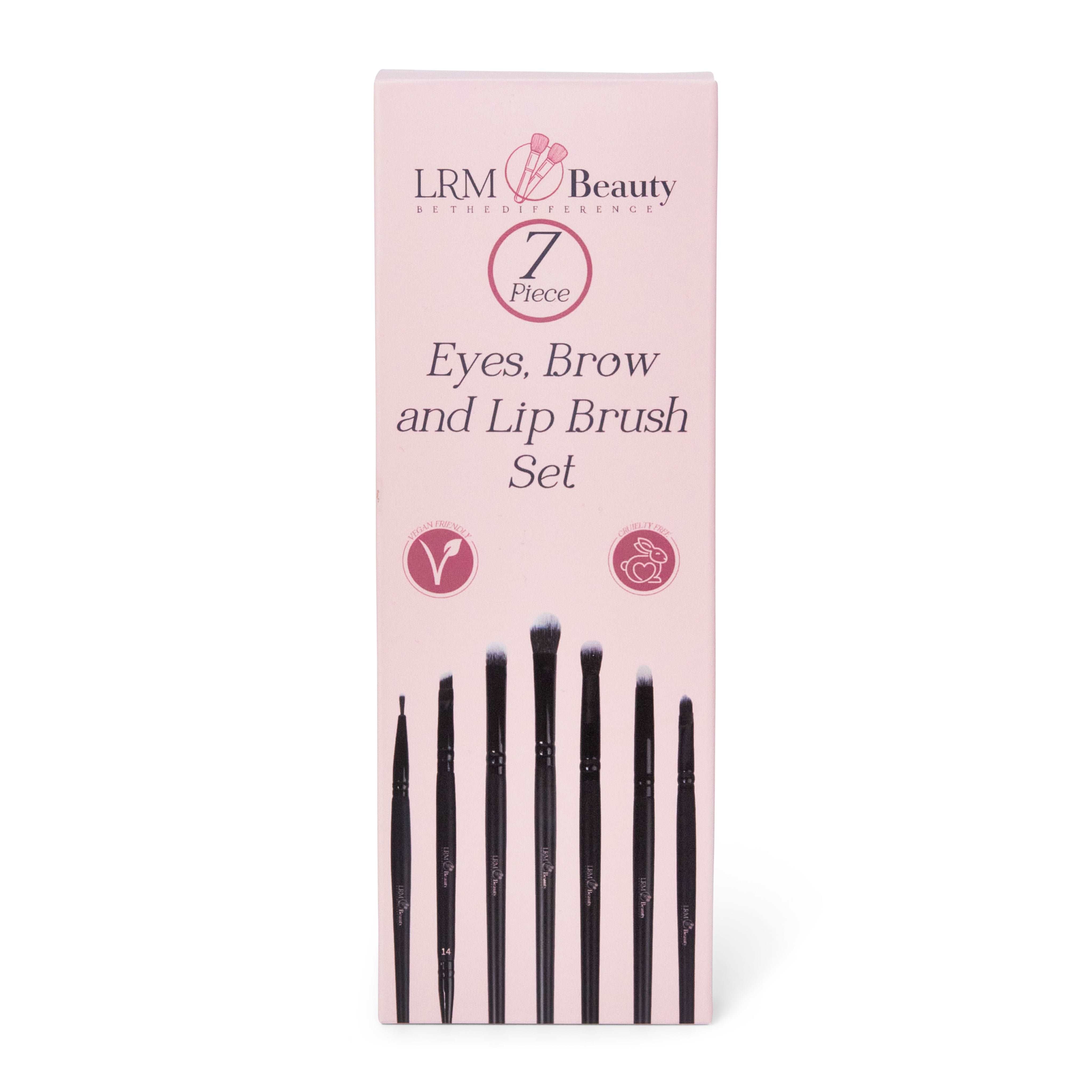 Eye, Brow and lip Brush Set